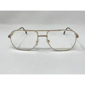 MARCOLIN 6199 GEP Gold AVIATOR Eyeglasses Eyewear FRAMES 58-18-145 Flex Hinges